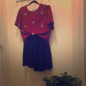 Black Zara Skirt with Pockets